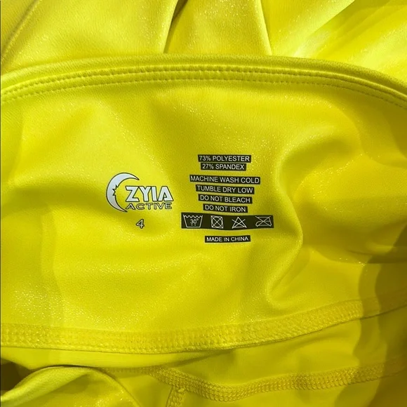 Zyia LNT 💛 metallic 7/8 leggings - Picture 5 of 5